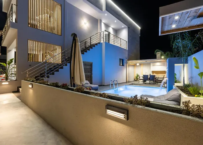 别墅 Mr & Mrs Grey Villas-Private Pool Luxury In Zakynthos Near Laganas